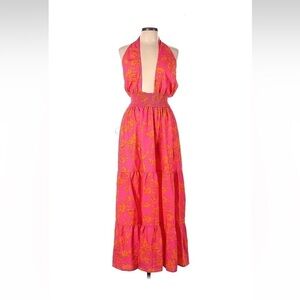 Tropical maxi dress